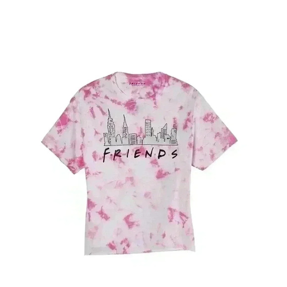 Junior's Short Sleeve Friends Graphic T-Shirt - Picture 1 of 2